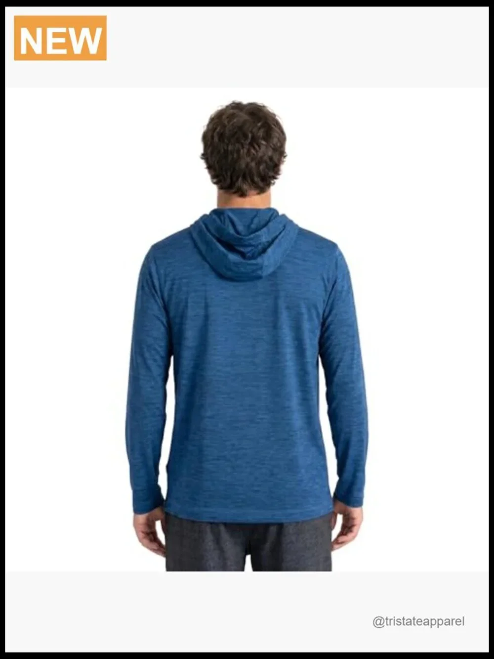 Spyder Men's Hooded Long Sleeve Rashguard UPF Sun Protection Quick-Dry Swim